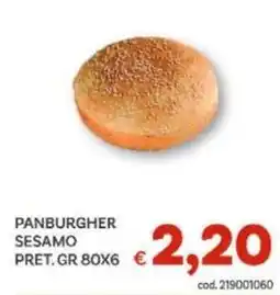 Vivo Supermercati Panburgher sesamo pret. offerta