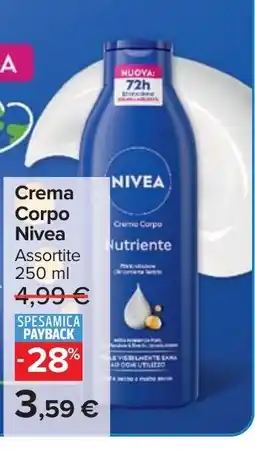 Carrefour Market Crema Corpo Nivea offerta