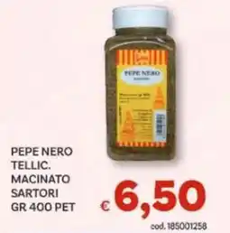 Vivo Supermercati Pepe nero tellic. macinato sartori offerta