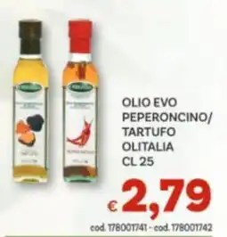 Vivo Supermercati Olio evo peperoncino/ tartufo OLITALIA offerta
