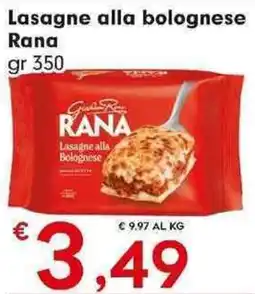 DeSpar Express Lasagne alla bolognese RANA offerta