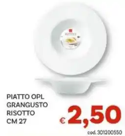 Vivo Supermercati Piatto opl grangusto risotto cm 27 offerta