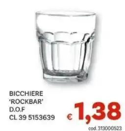Vivo Supermercati BICCHIERE 'ROCKBAR' D.O.F CL 39 5153639 offerta