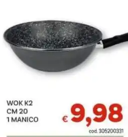 Vivo Supermercati Wok k2 cm 20 1 manico offerta