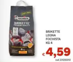 Vivo Supermercati Brikette legna fochista offerta