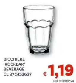 Vivo Supermercati Bicchiere 'rockbar' beverage cl 37 5153637 offerta