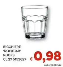 Vivo Supermercati Bicchiere 'rockbar' rocks cl 27 5153627 offerta