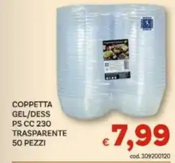 Vivo Supermercati Coppetta gel/dess ps cc 230 trasparente offerta