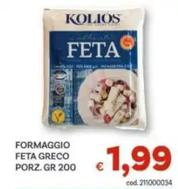 Vivo Supermercati Formaggio feta greco offerta