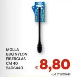 Vivo Supermercati Molla bbq nylon fiberglas cm 40 5406440 offerta