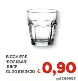 Vivo Supermercati Bicchiere 'rockbar' juice cl 20 5153620 offerta