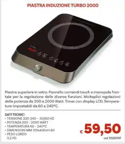 Vivo Supermercati PIASTRA INDUZIONE TURBO 2000 offerta