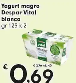 DeSpar Express Yogurt magro Despar vital bianco offerta