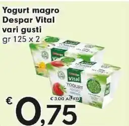 DeSpar Express Yogurt magro Despar Vital vari gusti offerta