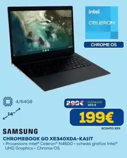 DIMOStore SAMSUNG CHROMEBOOK GO XE340XDA-KA1IT offerta