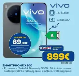 DIMOStore vivo SMARTPHONE X300 offerta