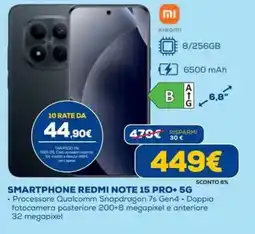 DIMOStore SMARTPHONE REDMI NOTE 15 PRO+ 5G offerta