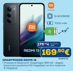 DIMOStore xiaomi SMARTPHONE REDMI 15 offerta