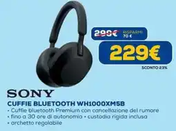 DIMOStore SONY CUFFIE BLUETOOTH WH1000XM5B offerta