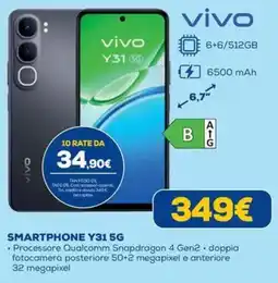 DIMOStore vivo SMARTPHONE Y31 5G offerta