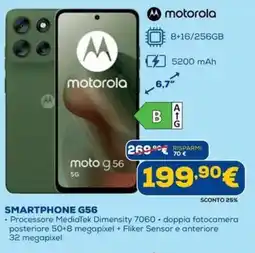 DIMOStore motorola SMARTPHONE G56 offerta