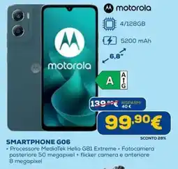 DIMOStore motorola SMARTPHONE G06 offerta