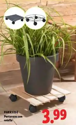 Lidl PARKSIDE Portavaso con rotelle offerta