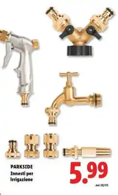 Lidl PARKSIDE Innesti per irrigazione offerta