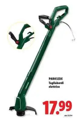 Lidl PARKSIDE Tagliabordi elettrico offerta