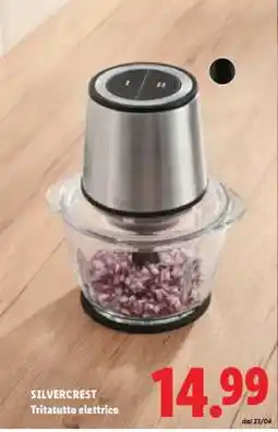 Lidl SILVERCREST Tritatutto elettrico offerta