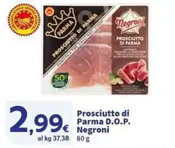 Sigma Superstore Prosciutto di Parma D.O.P. Negroni offerta