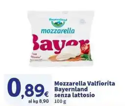 Sigma Superstore Mozzarella Valfiorita Bayernland senza lattosio offerta