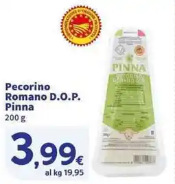 Sigma Superstore Pecorino Romano D.O.P. Pinna offerta