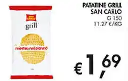 Coal Patatine grill SAN CARLO offerta