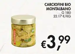 Coal Carciofini bio montalbano offerta