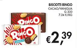 Coal Biscotti ringo cacao/vaniglia offerta