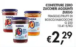 Coal Confetture zero zuccheri aggiunti ZUEGG offerta