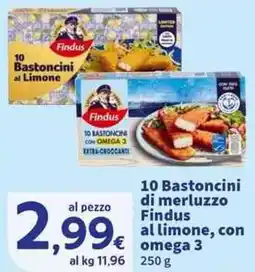 Sigma Superstore 10 Bastoncini di merluzzo Findus al limone, con omega 3 offerta