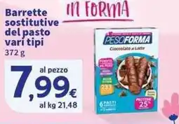 Sigma Superstore Barrette sostitutive del pasto offerta