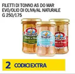 Coal Filetti di tonno as do mar evo/olio di oliva/al naturale offerta