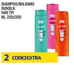 Coal Shampoo/balsamo SUNSILK offerta