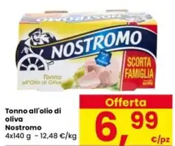 Interspar Tonno all'olio di oliva Nostromo offerta