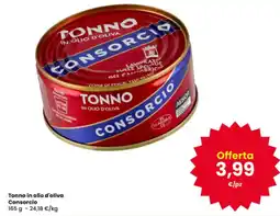 Interspar Tonno in olio d'oliva Consorcio offerta