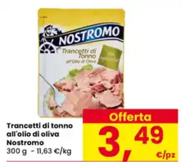 Interspar Trancetti di tonno all'olio di oliva Nostromo offerta