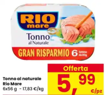 Tonno al naturale Rio Mare