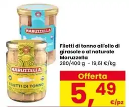 Interspar Filetti di tonno all'olio di girasole o al naturale Maruzzella offerta