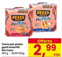 Interspar Tonno per pasta Rio mare offerta