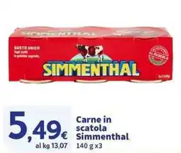 Sigma Superstore Carne in scatola Simmenthal offerta
