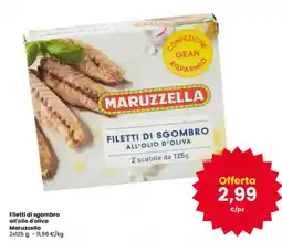 Interspar Filetti di sgombro all'olio d'oliva Maruzzella offerta