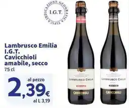 Sigma Superstore Lambrusco Emilia I.G.T. Cavicchioli amabile, secco offerta